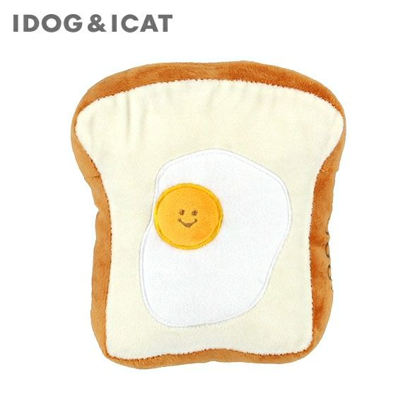 【 犬 おもちゃ 】iDog 厚切りトースト カシャカシャ入り アイドッグ