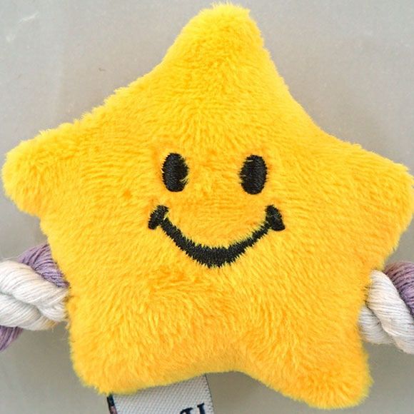 【 犬 おもちゃ 】iDog ひっぱりお星様 鳴き笛入り アイドッグ メール便OK