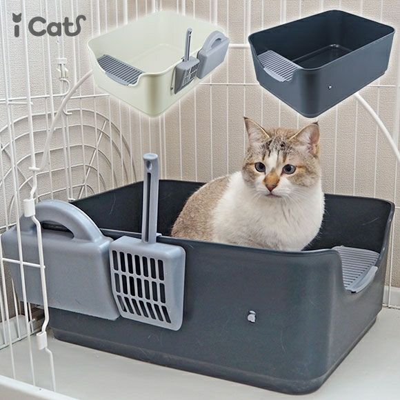 iDog＆iCat本店】iCat シンプルデザインCATトイレット アイキャット-犬