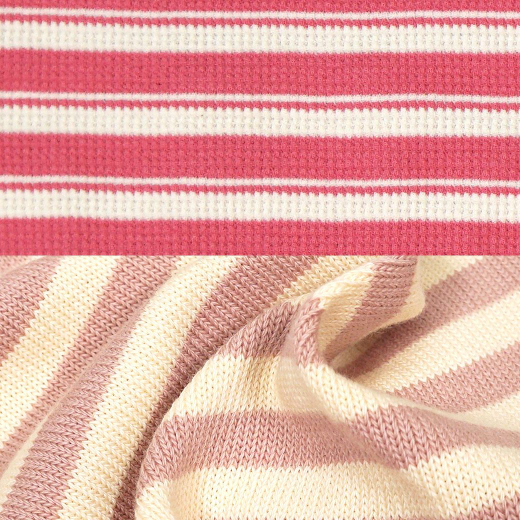 Tシャツ素材とワッフル素材お好みの素材をお選びください