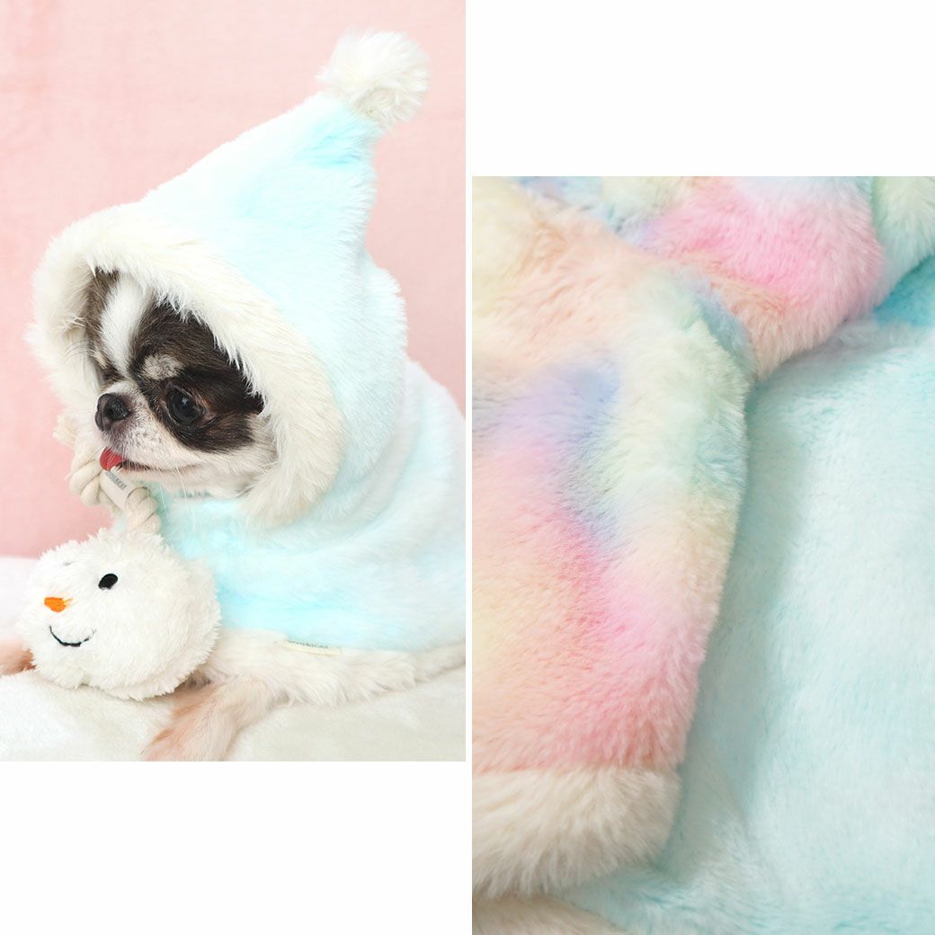 サッと羽織るだけでかわいい雪の妖精に変身