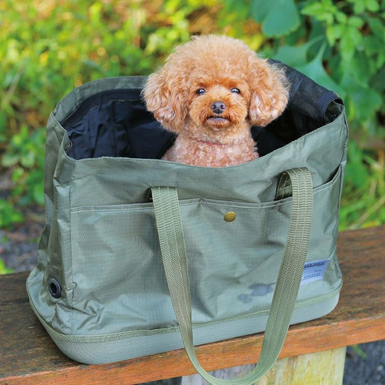 【 ペット用 キャリー 】IDOG&ICAT WALKA HOLIC セミハードボトム トートキャリーバッグ プレーンSサイズ