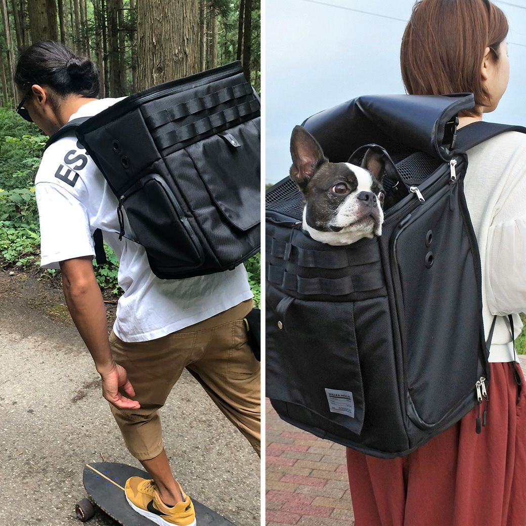【 犬用 キャリー 】IDOG&ICAT WALKA HOLIC スクエアバックパック アイドッグ