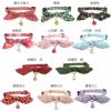 【 猫 首輪 安全 】iCat moscape ラブリーカラー ちりめん×結びリボン 防虫 メール便OK