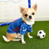 【 犬 服 春夏 】iDog カスタムプリント サッカーユニフォーム2020 メール便OK