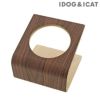【 犬 猫 食器台 】IDOG&ICAT Keat Grain キートグレイン Lサイズ 木製食器台 フードボウル別売 アイドッグ