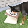 【 犬 猫 食器台 】IDOG&ICAT Keat Grain キートグレイン Lサイズ 木製食器台 フードボウル別売 アイドッグ