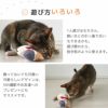 にゃんこがけりけりしたくなる長めのおもちゃ