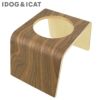 【 犬 猫 食器台 】IDOG&ICAT Keat Grain キートグレイン 木製食器台 アイドッグ
