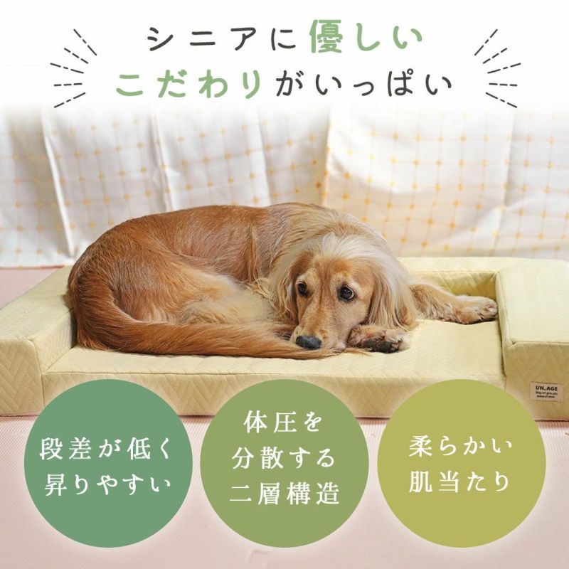 IDOG&ICAT UNAGE アンエイジ 体圧分散シニアローベッド カドラー