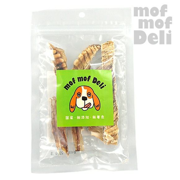 【 犬 おやつ 国産 】mof mof Deli モフモフデリ フカヒレの姿干し 細切り 50g メール便OK