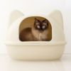 【 猫 トイレ おしゃれ 】iCat アイキャット オリジナル ネコ型トイレット スコップ付