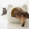 【 猫 トイレ おしゃれ 】iCat アイキャット オリジナル ネコ型トイレット スコップ付