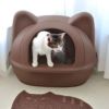 【 猫 トイレ おしゃれ 】iCat アイキャット オリジナル 大きなネコ型トイレット スコップ付