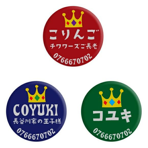 【 迷子札 犬 猫 】IDOG&ICATオリジナル ネームタグ 迷子札 クラウン メール便OK