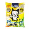 【 猫砂 トイレ 】ライオン LION ペットキレイ ニオイをとる砂 リラックスグリーンの香り 5L