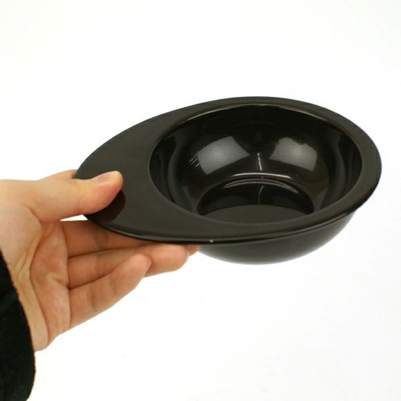 【 犬 フードボウル 】IDOG&ICAT オリジナル ドゥーエッグフードボウル 無地ブラック