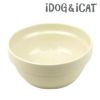 【 犬 猫 フードボウル 】IDOG&ICAT オリジナル スタックフードボウル アイボリー