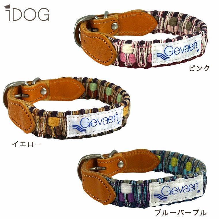 【 犬 首輪 】Gevaert×iDog 犬用首輪 MIX アイドッグ メール便OK