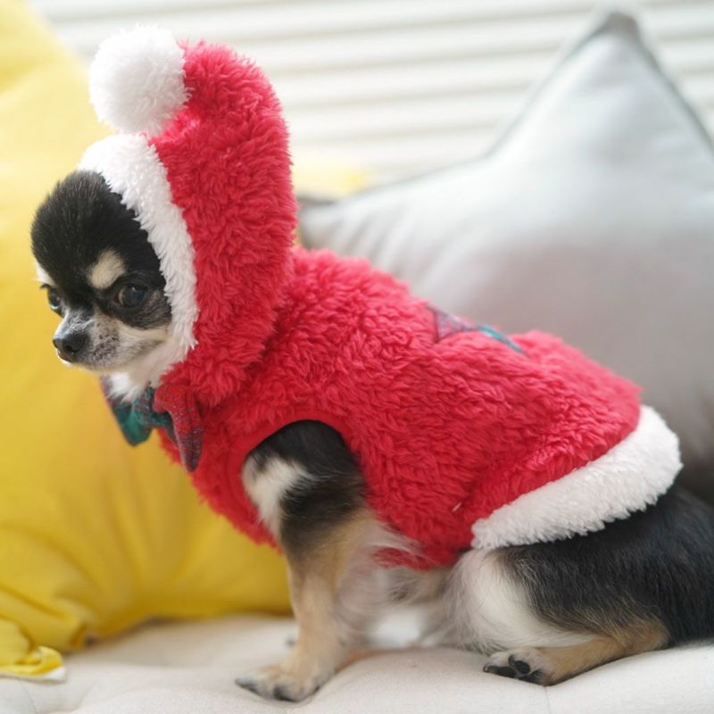 iDog ふわふわサンタウェア アイドッグ-犬猫ペット用品通販