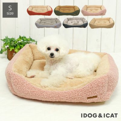 IDOG&ICATスクエアベッドSサイズアイドッグ。