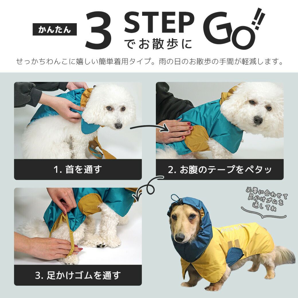 防水・撥水性と防汚・防油性を備えたレインコート素材