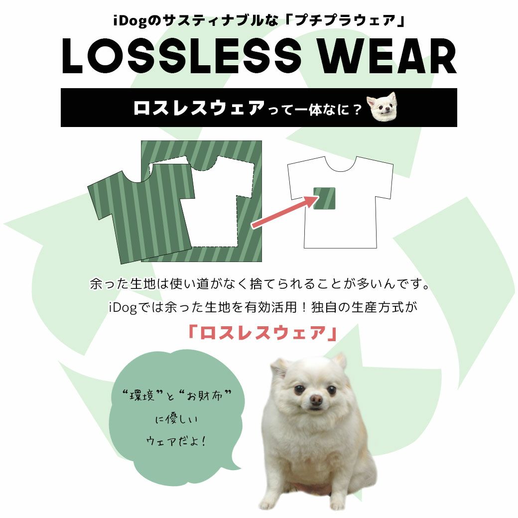 iDog切替ロゴプリントTシャツアイドッグ