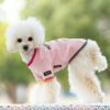 トイプー1.9kg(首17/胴29/丈22cm)のメリナちゃんはベアピンクのSを着用