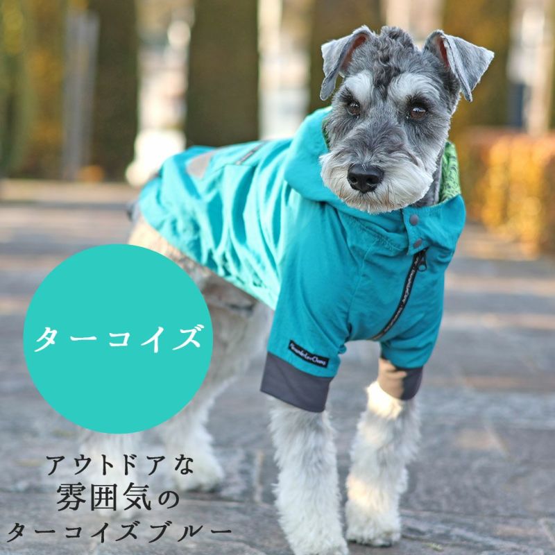 iDog SHIELD COAT リフレクトレインジャケット 裏ニャンカモ IDOG