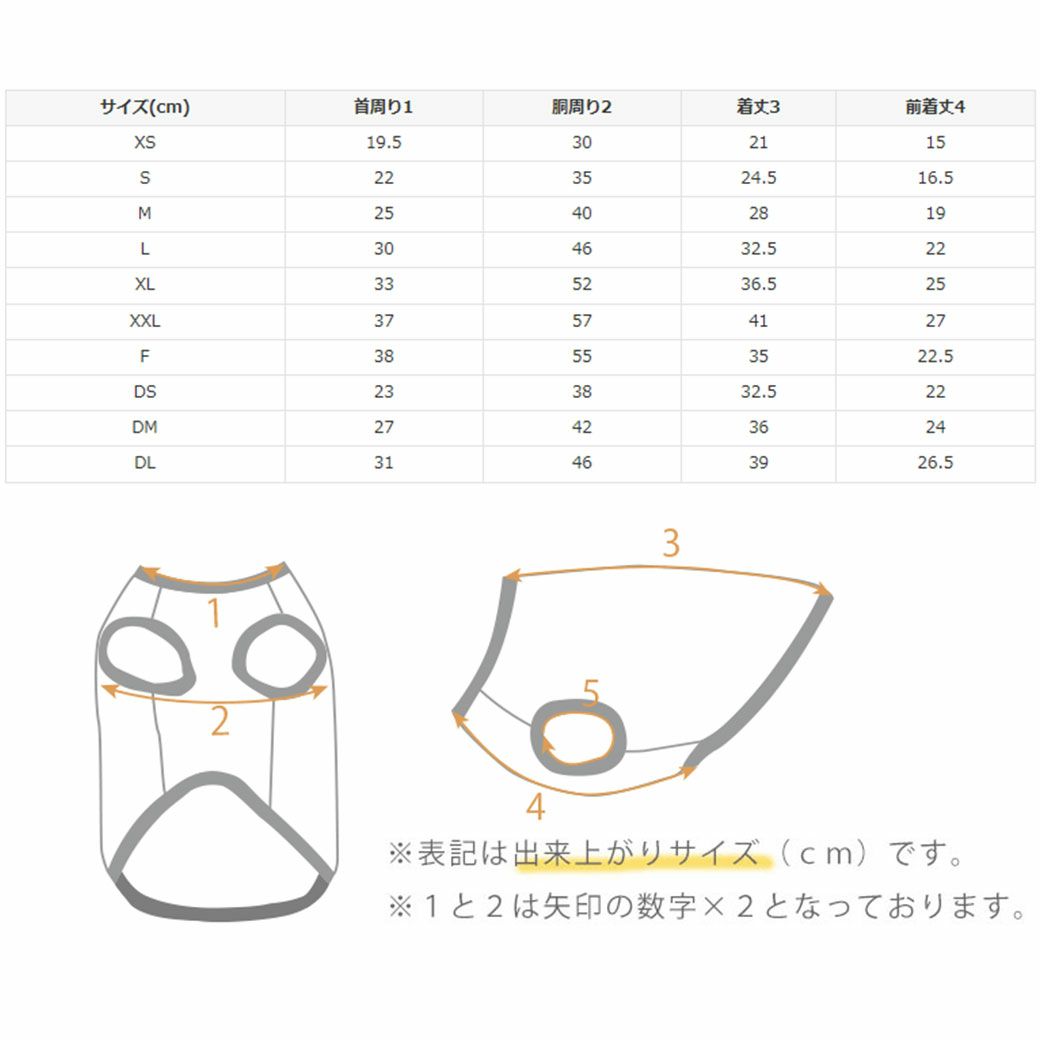 お洋服サイズ