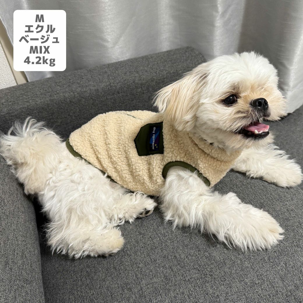 iDog EQUIPMENT 背中開きクラシックボアベスト アイドッグ-犬猫用品