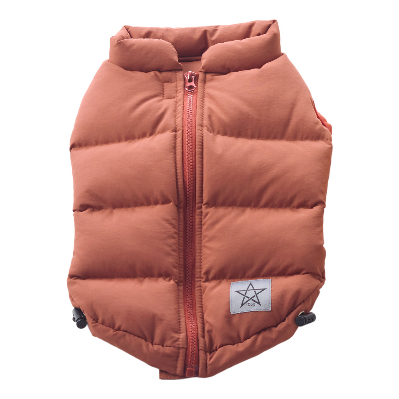 iDogSHIELDCOAT背中開き人工羽毛ふわ軽ジャケット撥水防汚