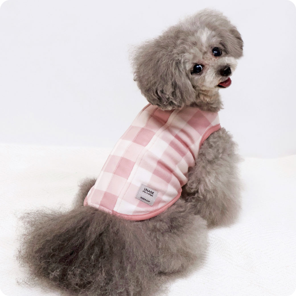 iDog UNAGE ウェルネスウェア 背中開き裏起毛タンク