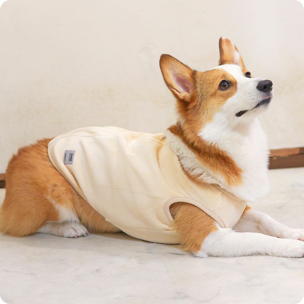 iDog UNAGE ウェルネスウェア 背中開き裏起毛タンク