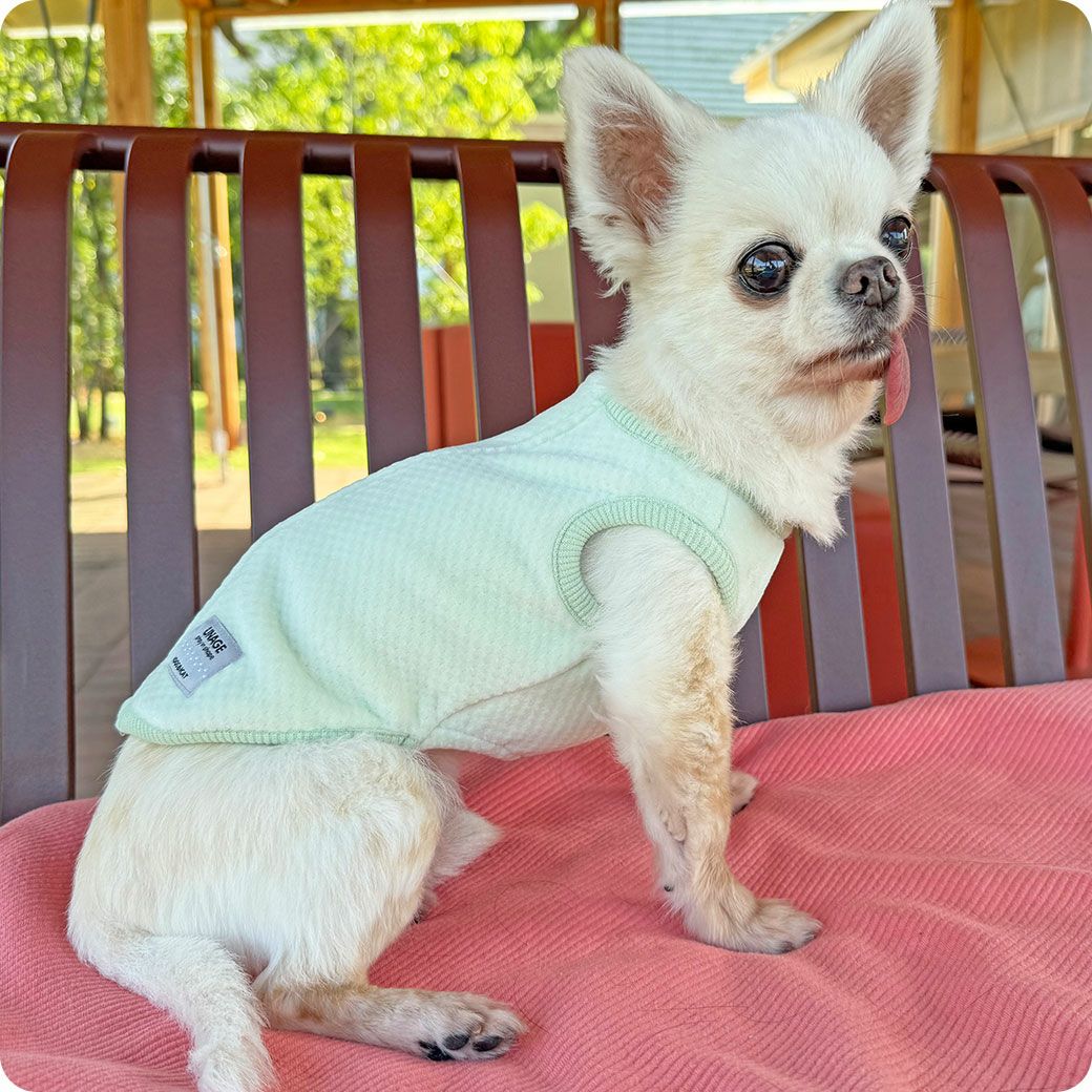 iDog UNAGE ウェルネスウェア 背中開き裏起毛タンク