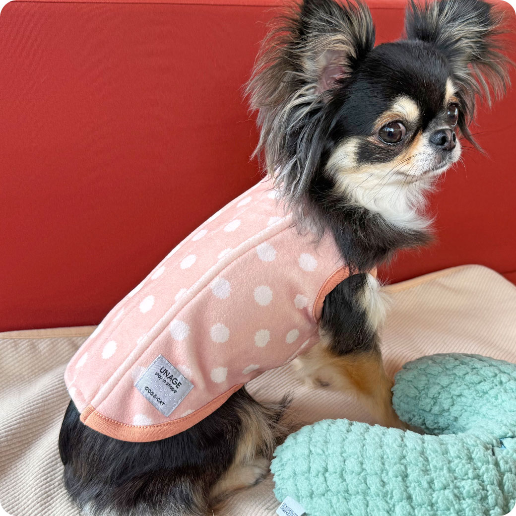 iDog UNAGE ウェルネスウェア 背中開き裏起毛タンク