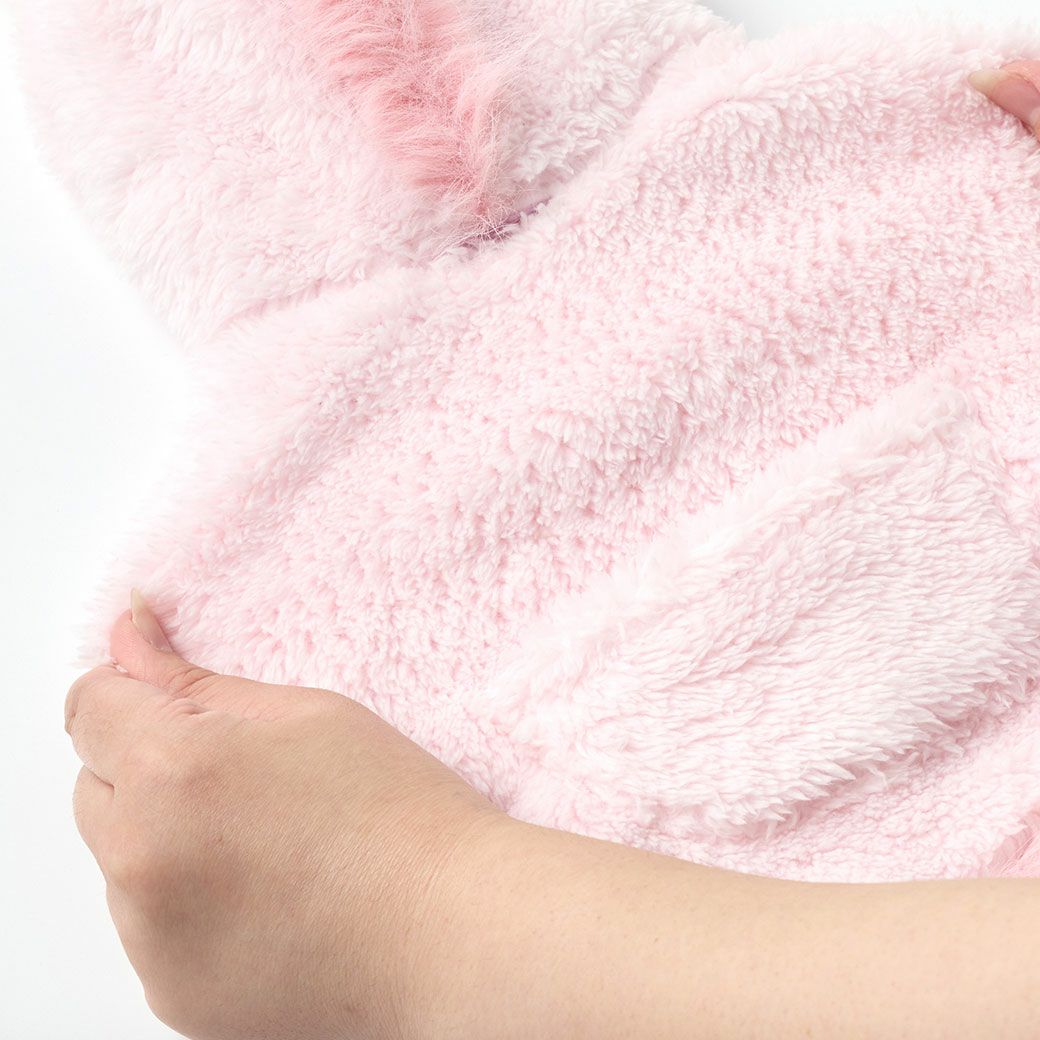 ふわふわの両面フリース素材