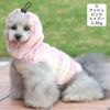トイプー2.3kg(首18/胴31/丈24cm)のメルシーちゃんはアッシュピンクのSを着用