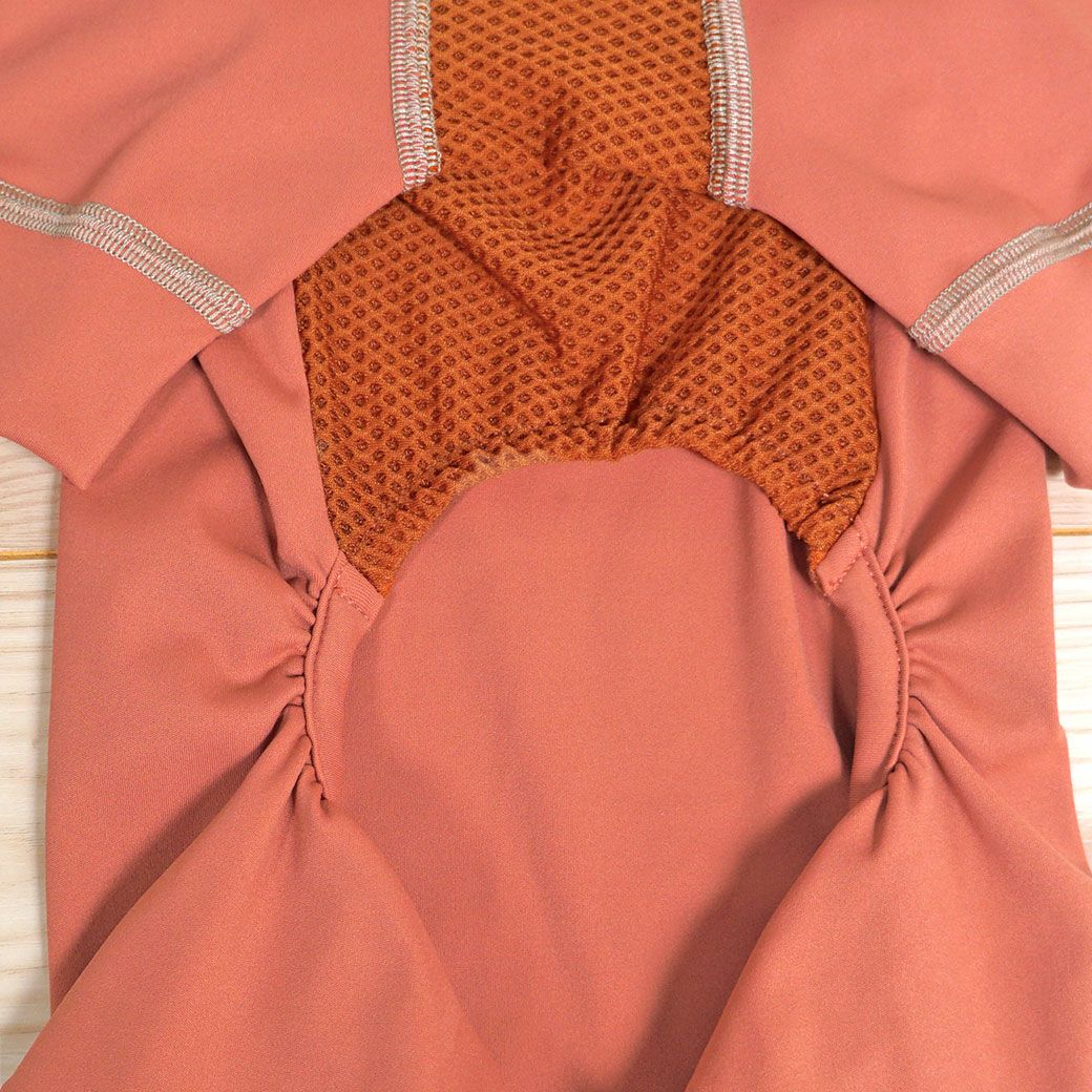 愛犬の着心地を最優先に考えました