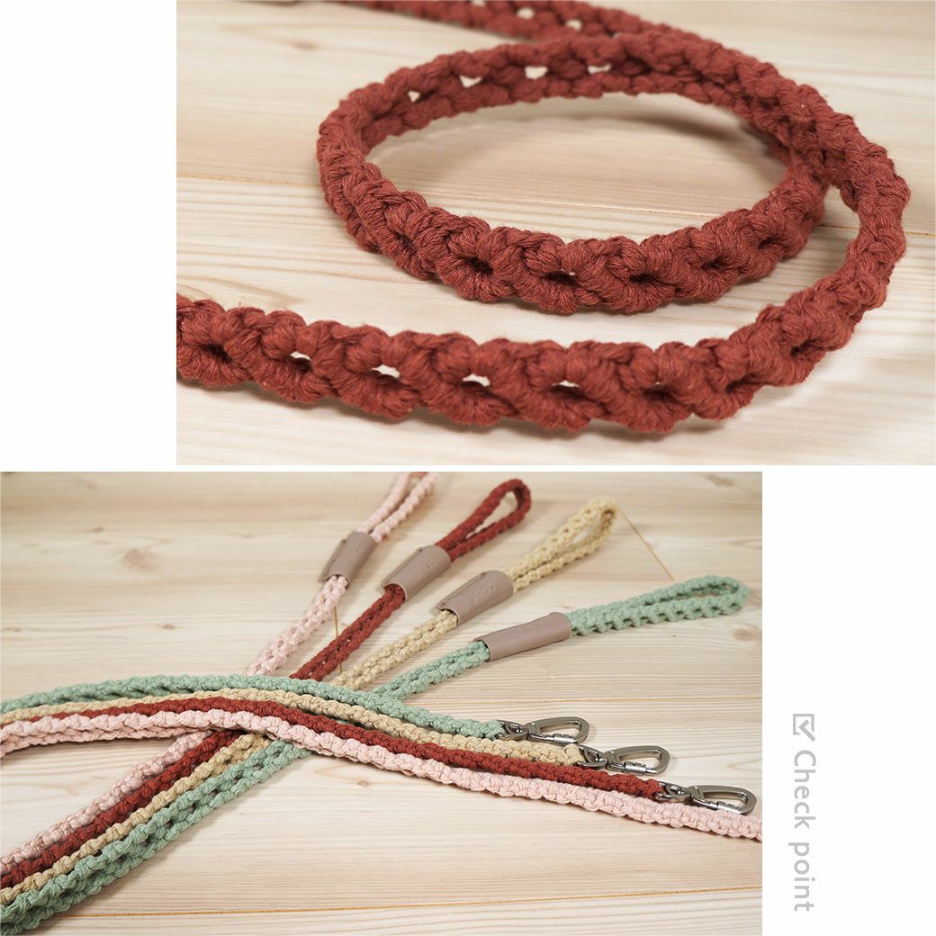 グレイッシュカラーがオシャレな手編みリード