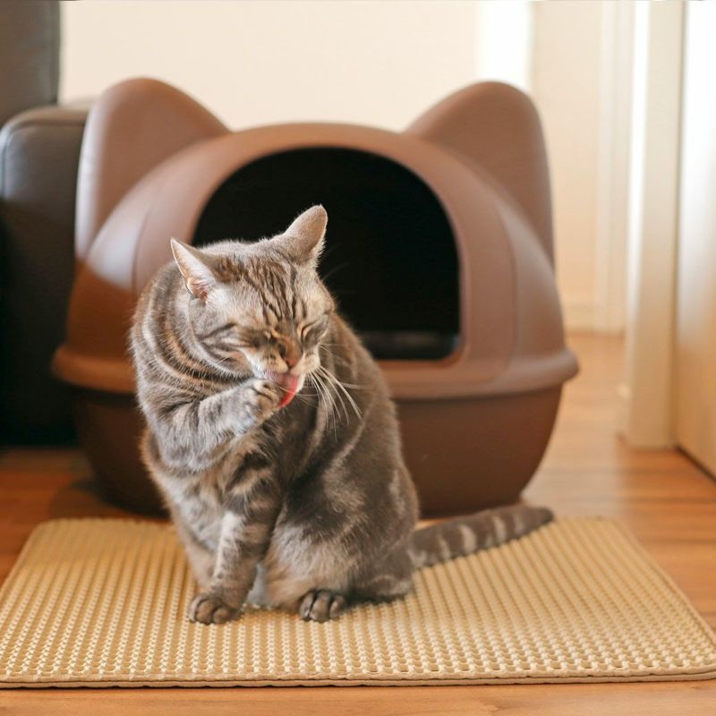 Catlog Board2 猫用トイレマット ホワイト 楽天市場】猫 トイレ用 砂取りマット 50*40.5cm トイレマット 猫