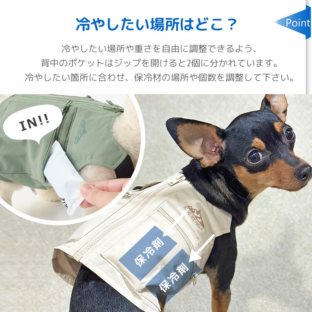 冷やしたい場所はどこ？