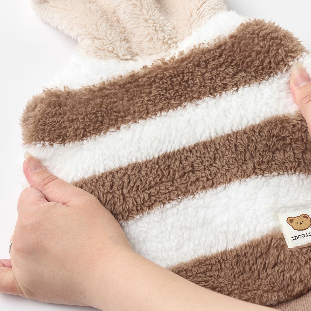 ふわふわの両面フリース素材で