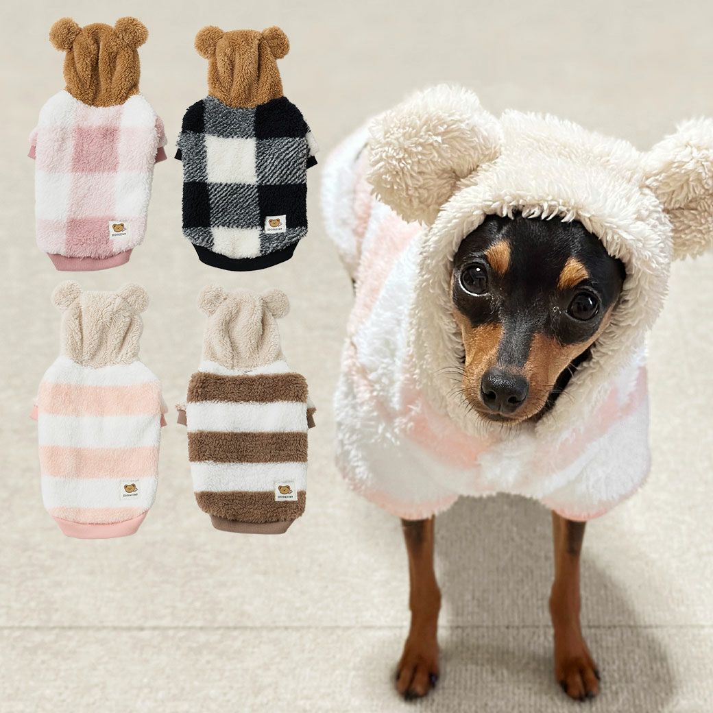 iDogfleurこぐまフーディアイドッグ