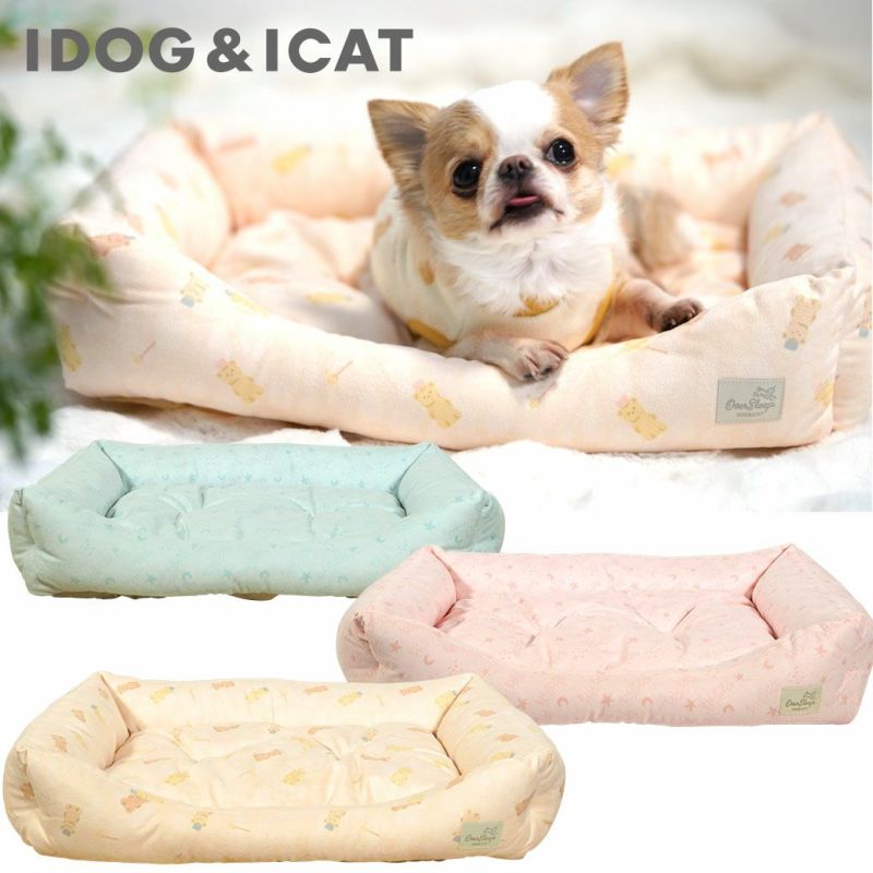 IDOG&ICATスクエアベッドオリジナル柄アイドッグ