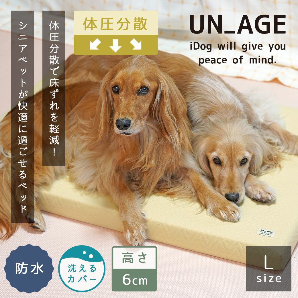 IDOG&ICATUNAGEアンエイジエアーメッシュマットレス防水キルトLサイズアイドッグ
