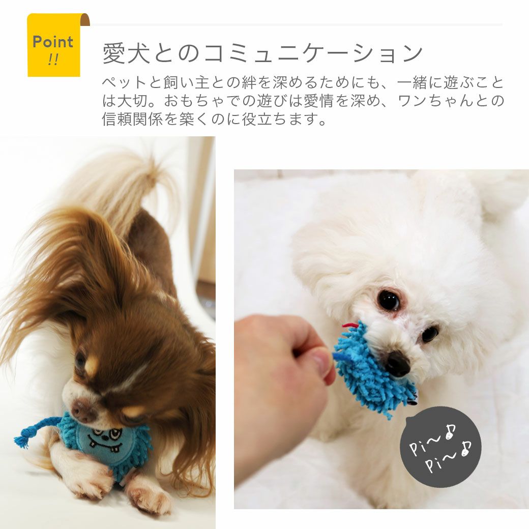 おもちゃ遊びでワンコのストレス発散