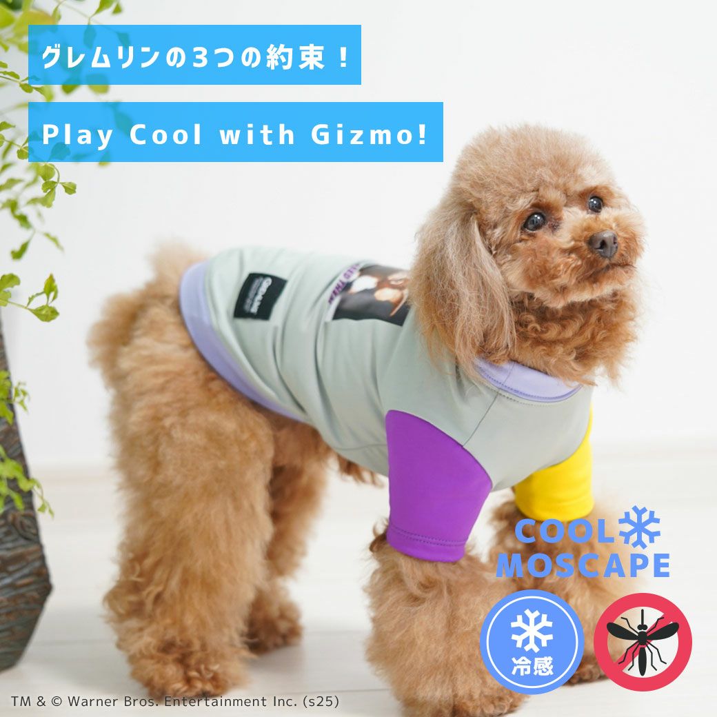 iDogCOOL+MOSCAPEGREMLINSギズモの3つの約束Tシャツアイドッグ