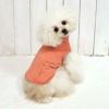 トイプー1.9kg(首17/胴29/丈22cm)のメリナちゃんはコーラルのSを着用