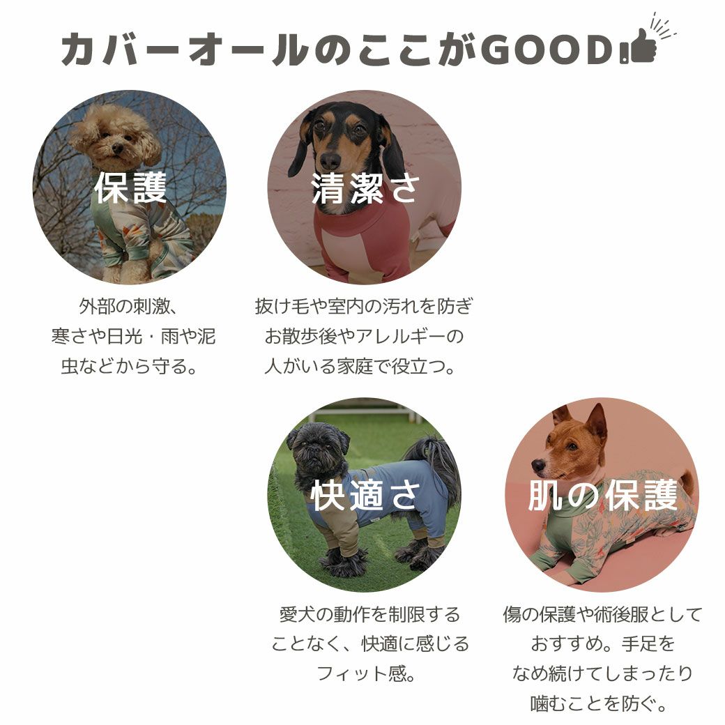 カバーオールのここがおすすめ